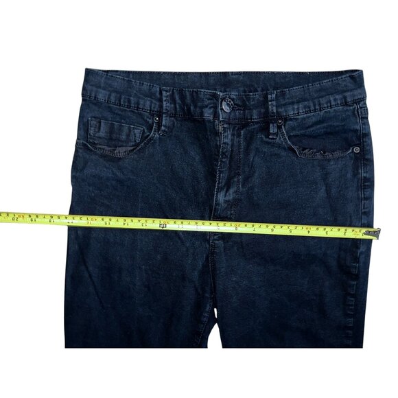 BDG Urban Outfitters Twig High Rise Denim Jeans Sz 30 W Womens Black Slim Fit - Picture 11 of 14